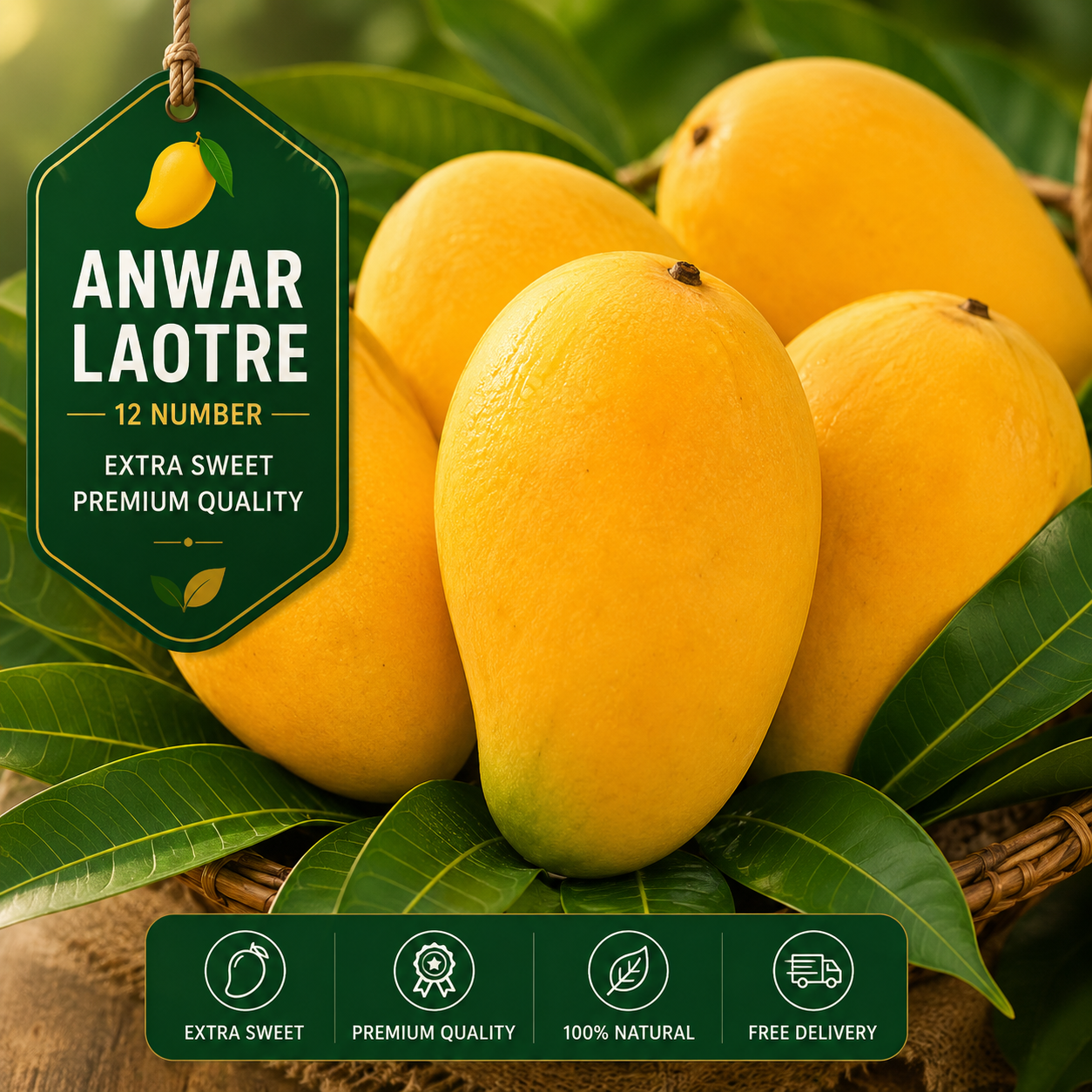 Anwar Latore 12 Number Mangoes